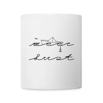 Mehr Lust auf Meer Design von MeerLust - Tasse - Weiß - Vorne