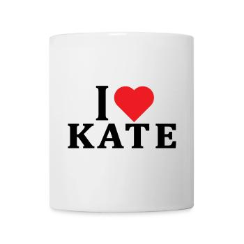 t-shirt J’adore Kate idée cadeau t-shirt - Mug blanc - blanc - Devant