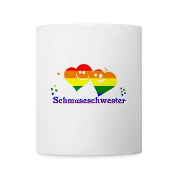 Schmuseschwester - Tasse - Weiß - Vorne