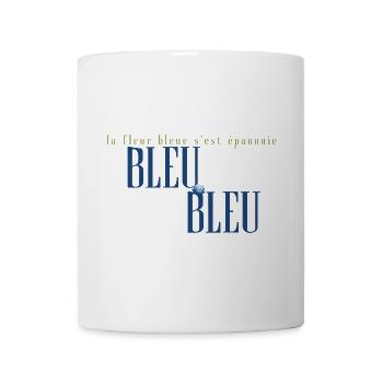 Bleu Fleur Épanouie Artwork - Mug - white - Front