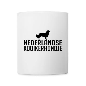 Nederlandse Kooikerhondje race de chien Wilsigns - Mug blanc - blanc - Devant