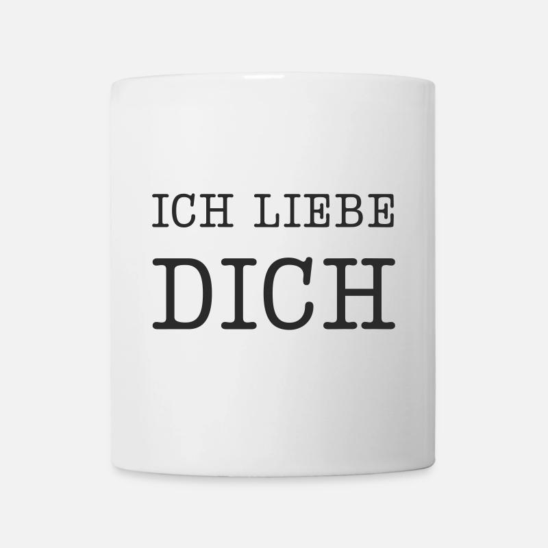 Ich liebe dich - Tasse - Weiß