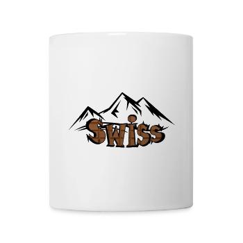 Schweizer Bergschokolade - Tasse - Weiß - Vorne