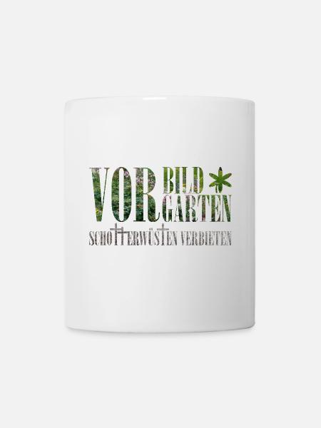 Vorbild Vorgarten - Tasse - Weiß