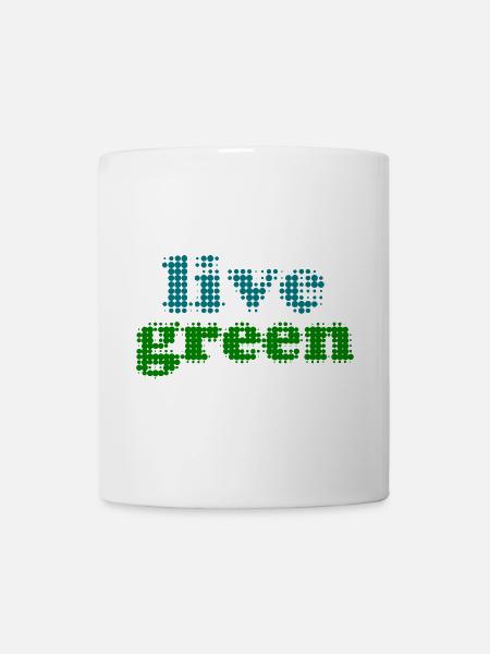 Live Green - Mug - white