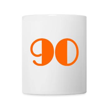 90. HAPPY BIRTHDAY. HAPPY BIRTHDAY - Mug - white - Front