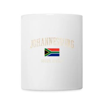 Johannesburg Südafrika Vintage - Tasse - Weiß - Vorne
