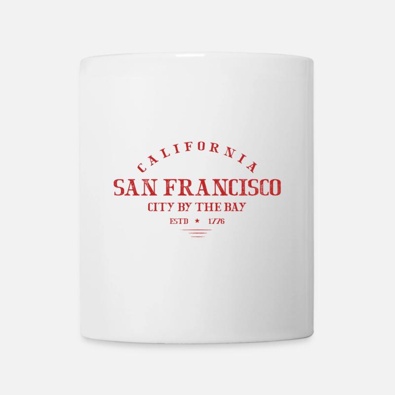 San Francisco | La ville au bord de la baie - Mug blanc - blanc