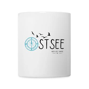 Ostseeliebe - Meerverliebt - Ostsee Shirt - Tasse - Weiß - Vorne