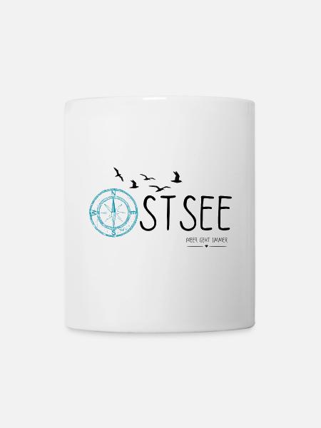 Ostseeliebe - Meerverliebt - Ostsee Shirt - Tasse - Weiß