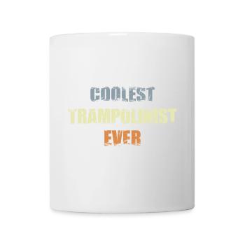 Cooler Trampolin Sportler - Tasse - Weiß - Vorne
