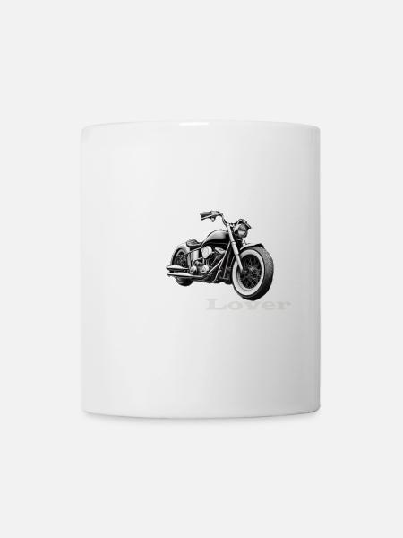 Bobber Lover weiß - Tasse - Weiß
