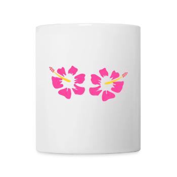 Flower Pink Pink Flower Flowers Pink Pink Flowers - Mug - white - Front