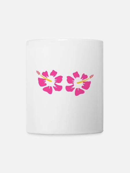Fleur Rose Rose Fleur Fleurs Rose Rose Fleurs - Mug blanc - blanc