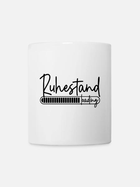 Ruhestand loading - Tasse - Weiß
