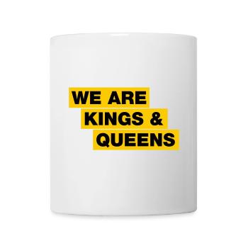 Nous sommes rois et reines - Mug blanc - blanc - Devant