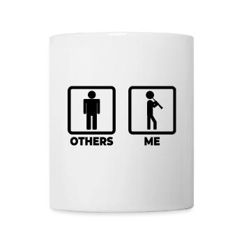 Klarinette Zeitplan - Tasse - Weiß - Vorne