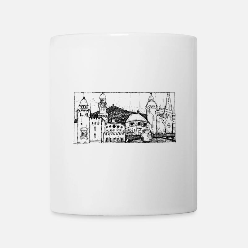 Görlitz Skyline - Tasse - Weiß