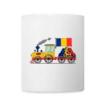 Romania Flag Football Railway - Mug - white - Front