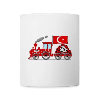 Turkey Flag Football Railway - Mug - white - Front