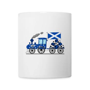 Scotland Flag Football Railway - Mug - white - Front