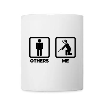 Welding stick figures - Mug - white - Front