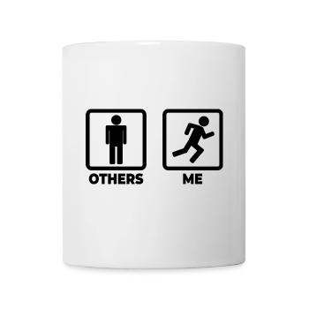Lustiger Lauf Liebhaber - Tasse - Weiß - Vorne