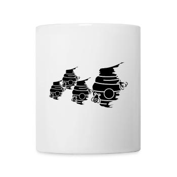 ruche - Mug blanc - blanc - Devant