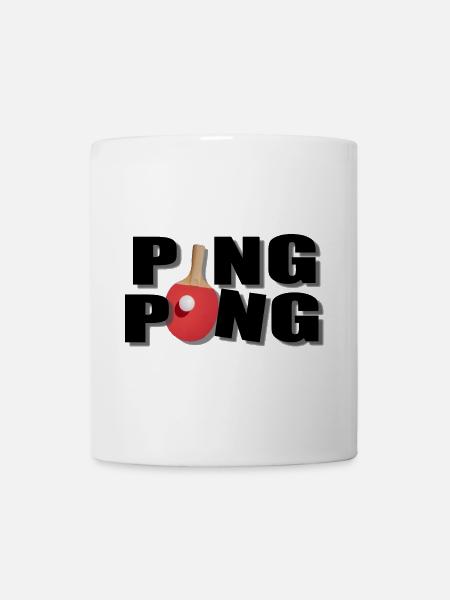 Ping pong - Mug blanc - blanc