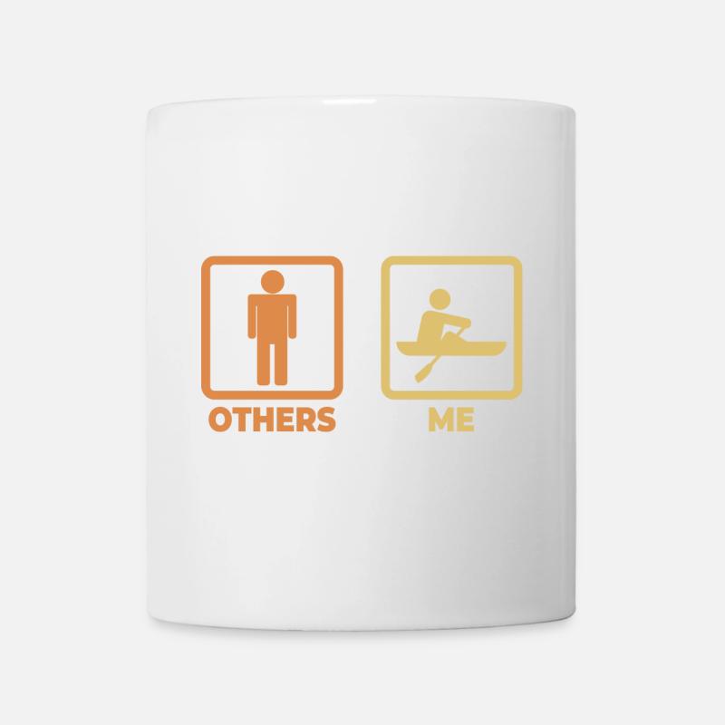 Figurine bâton de rameur - Mug blanc - blanc