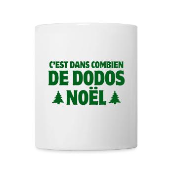 noël, joyeux Noël, sapin de Noël - Mug blanc - blanc - Devant