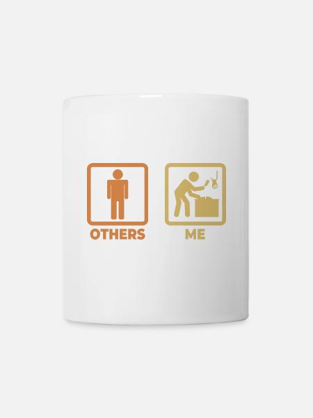 Fleischer Strichmännchen - Tasse - Weiß