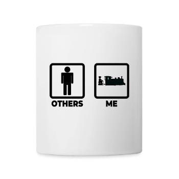 La vie d’un cheminot - Mug blanc - blanc - Devant