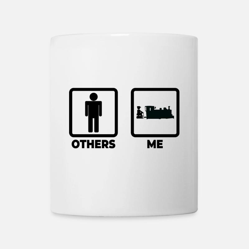 Leben eines Eisenbahners - Tasse - Weiß