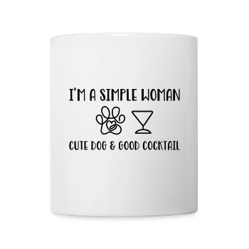 Cadeaux pour les femmes qui aiment leur chien - Mug blanc - blanc - Devant
