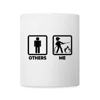 Me as a firefighter - Mug - white - Front