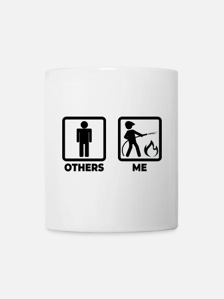 Ich als Feuerwehrmann - Tasse - Weiß