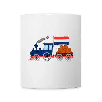 Holland Flag Basketball Railroad - Mug - white - Front