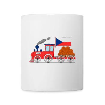 Czech Republic Flag Basketball Railway - Mug - white - Front