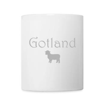 Gotland sheep - Mug - white - Front