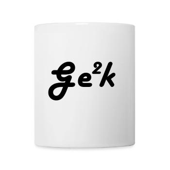 Ge²k - Tasse - Weiß - Vorne