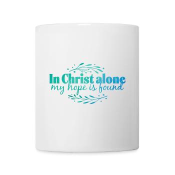 In Christ alone - Mug - white - Front