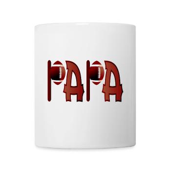 PAPA AMERICAN FOOTBALL VATER - Tasse - Weiß - Vorne