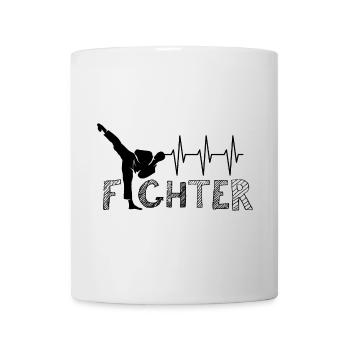 Puls Kick Kampfsport Karate Kickboxen Symbol Team - Tasse - Weiß - Vorne