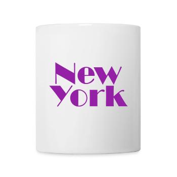 NEW YORK-Purple Broadway - Mug - white - Front