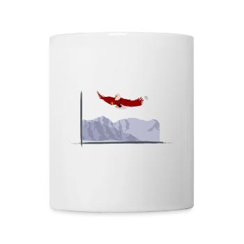 Eagles in the mountains - Mug - white - Front