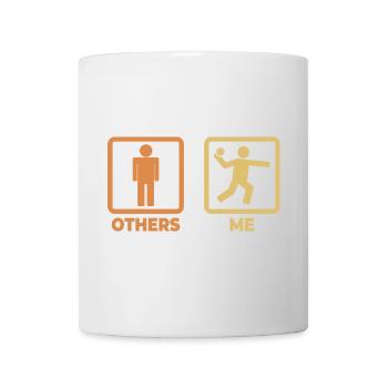 Me as a handball player - Mug - white - Front