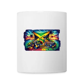 Jamaïque Caraïbes Reggae Musique - Mug blanc - blanc - Devant