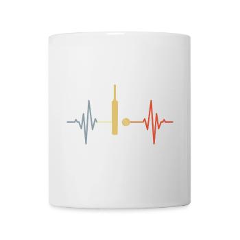 Cricket Palpitations ECG - Mug - white - Front