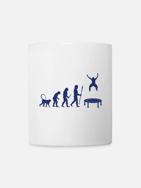 Entwicklung des Trampolin - Tasse - Weiß